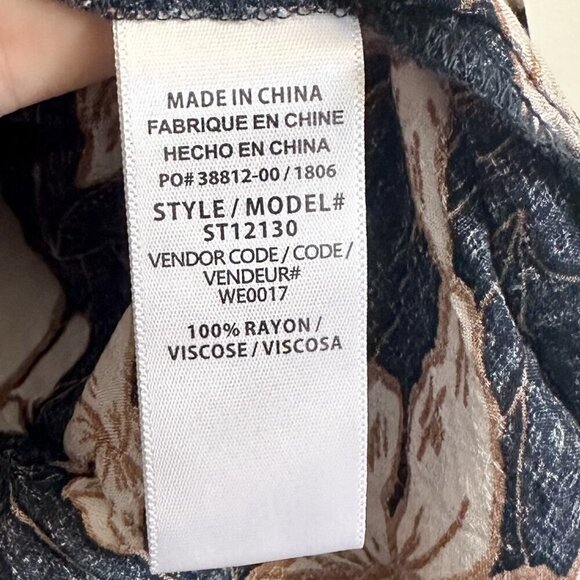 Spendid Long Sleeve Button-Up Floral Shirt - Small - Picture 6 of 9